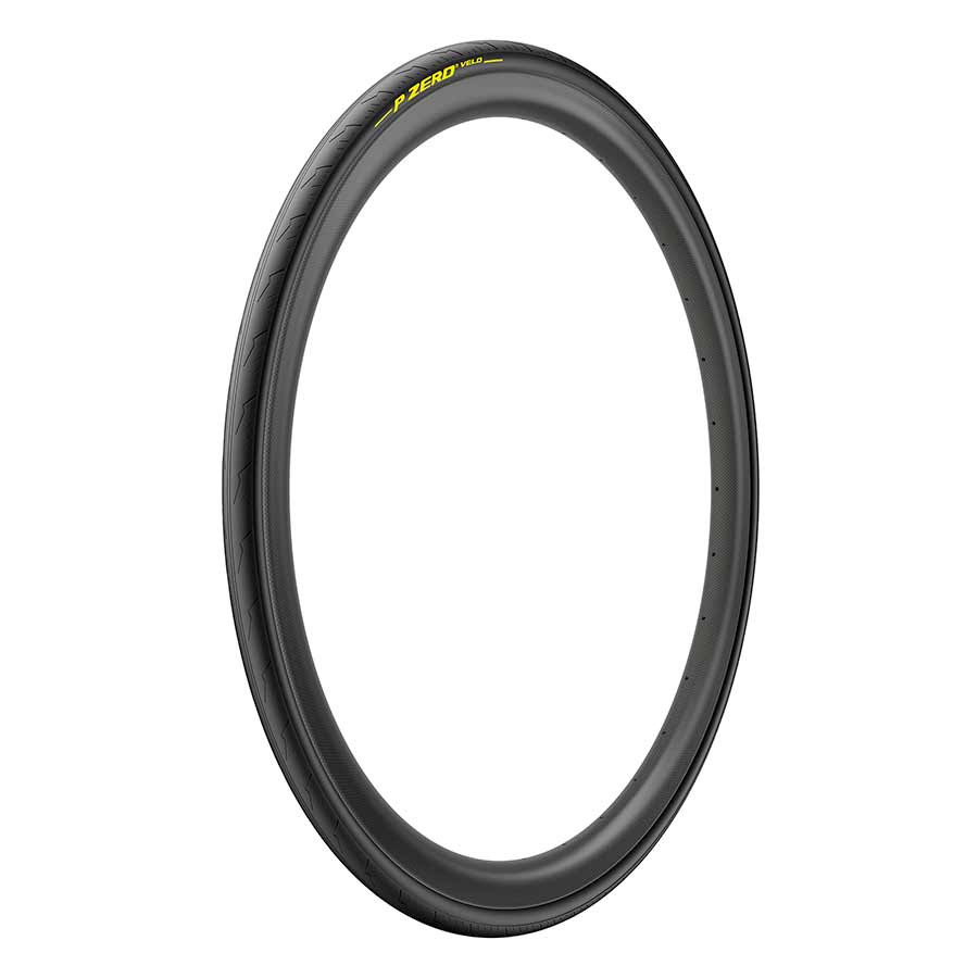 Pirelli, P ZERO Velo Tubular, Road Tire, 700x25C, Tubular, YellowSOFT, TechBELT, 300TPI, Black