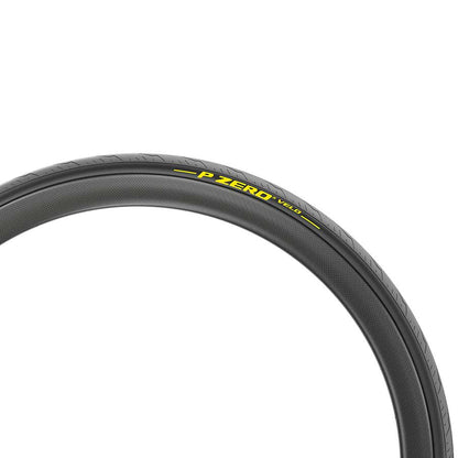 Pirelli, P ZERO Velo Tubular, Road Tire, 700x25C, Tubular, YellowSOFT, TechBELT, 300TPI, Black