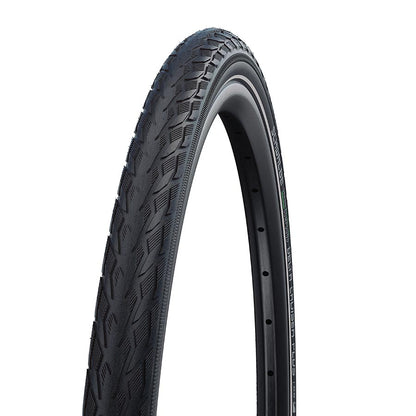 Schwalbe, Delta Cruiser Plus, Hybrid Tire, 700x28C, Folding, Clincher, GreenCompound, PunctureGuard, 50TPI, Black
