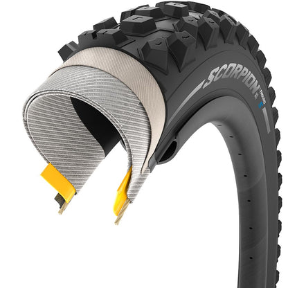 Pirelli, Scorpion Enduro S, Mountain Tire, 27.5''x2.40, Folding, Tubeless Ready, SmartGRIP Gravity, HardWALL, 60TPI, Black