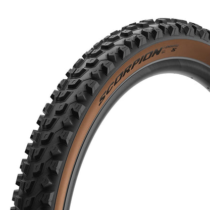 Pirelli, Scorpion Enduro S, Mountain Tire, 29''x2.40, Folding, Tubeless Ready, SmartGRIP Gravity, ProWALL, 60TPI, Tanwall