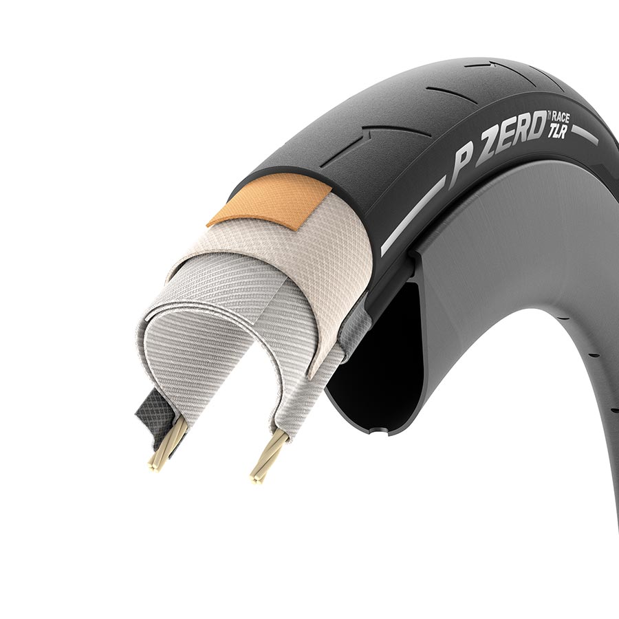 Pirelli, PZero Race TLR, Road Tire, 700x28C, Folding, Tubeless Ready, SmartEVO, 127TPI, Black, Made in Italy