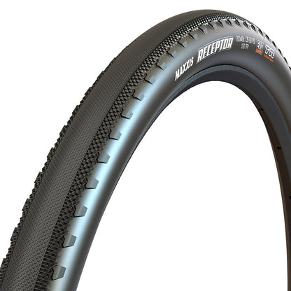 Maxxis, Receptor, Gravel Tire, 700x40C, Folding, Tubeless Ready, HYPR-X, EXO, 120TPI, Black