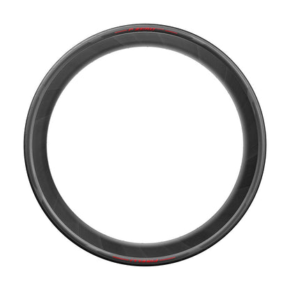 Pirelli, PZero Race, Road Tire, 700x26C, Folding, Clincher, SmartEVO, TechBELT, 127TPI, Red, Made in Italy