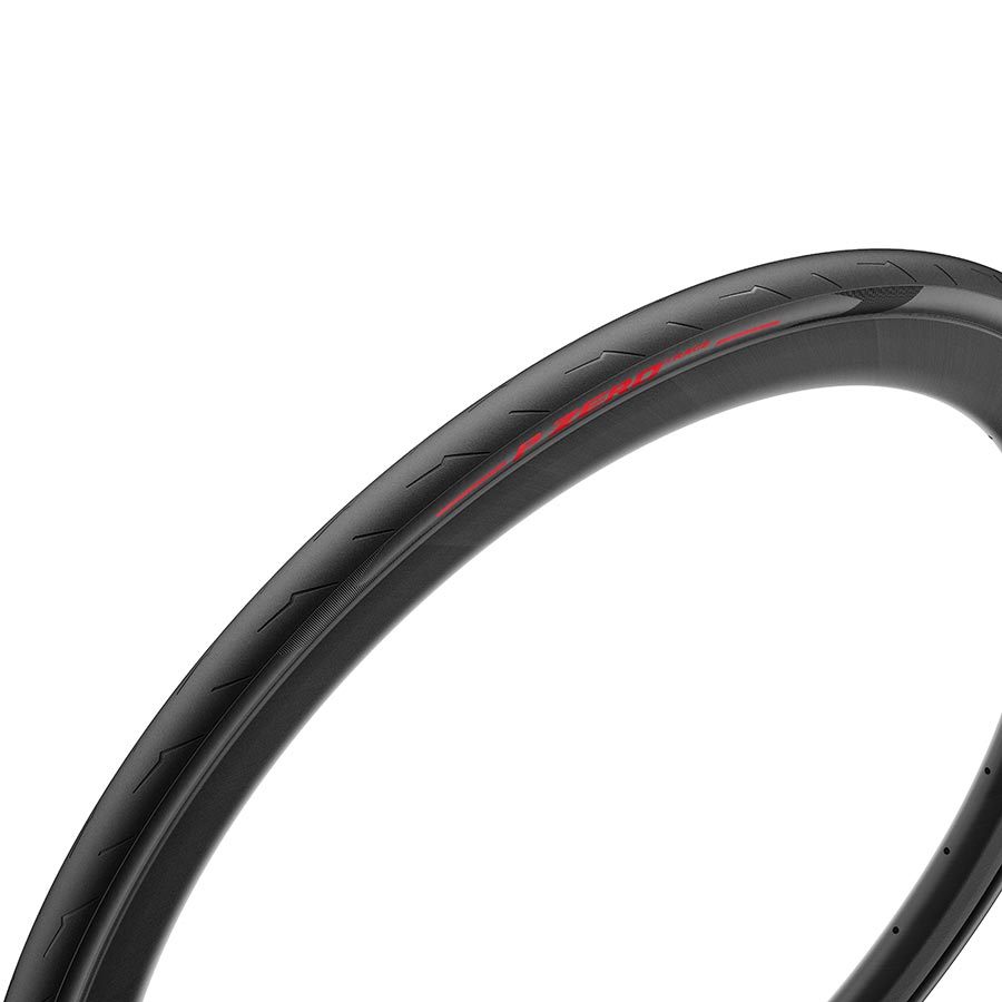 Pirelli, PZero Race, Road Tire, 700x28C, Folding, Clincher, SmartEVO, TechBELT, 127TPI, Red, Made in Italy