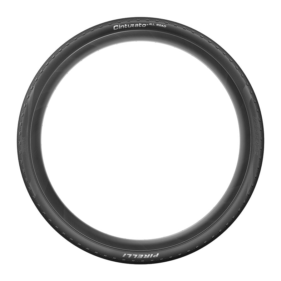 Pirelli, Cinturato All Road, Gravel Tire, 700x40C, Folding, Tubeless Ready, Pro (Gravel), 60TPI, Black