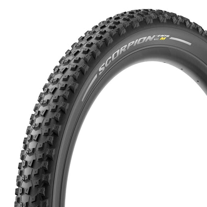 Pirelli, Scorpion E-MTB M, Mountain Tire, 29x2.60, Folding, Tubeless Ready, SmartGRIP Gravity, Hyperwall, 60TPI, Black
