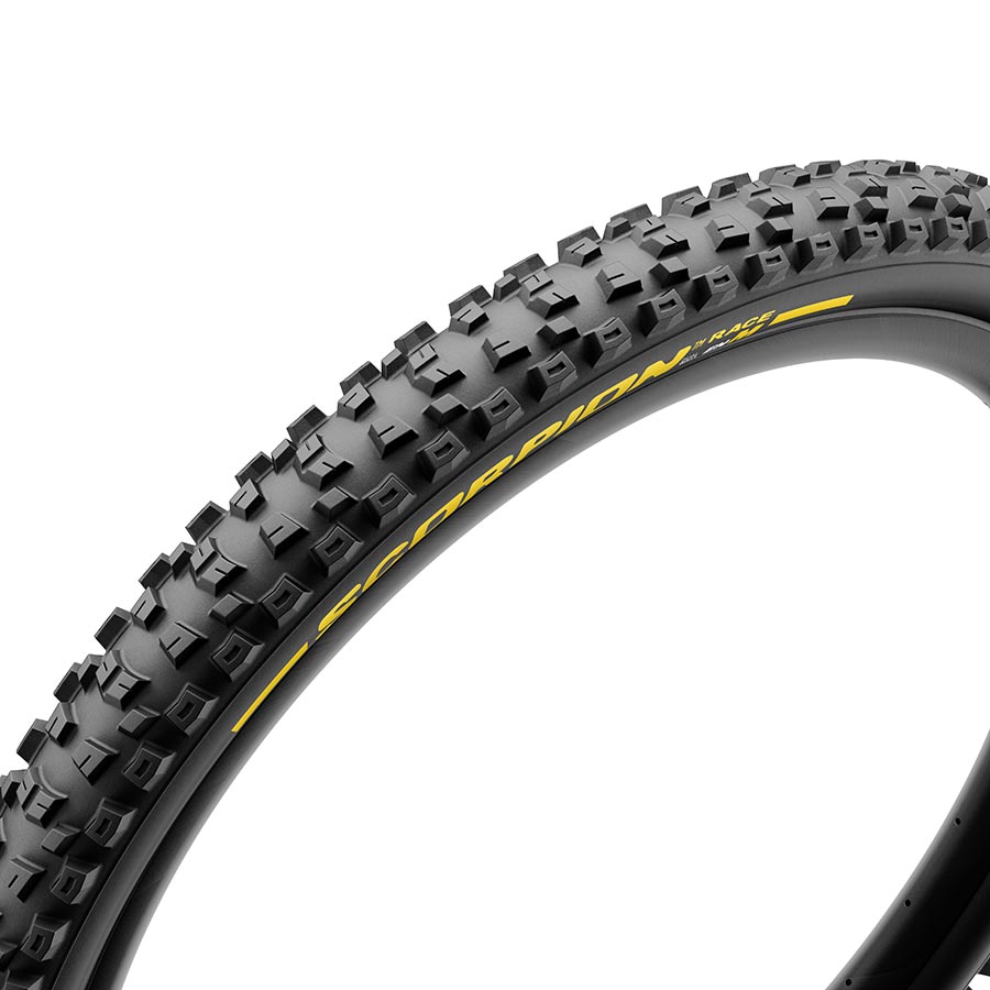 Pirelli, Scorpion Race Enduro M, Mountain Tire, 29"x2.50, Folding, Tubeless Ready, SmartEVO DH, DualWALL, 60TPI, Black