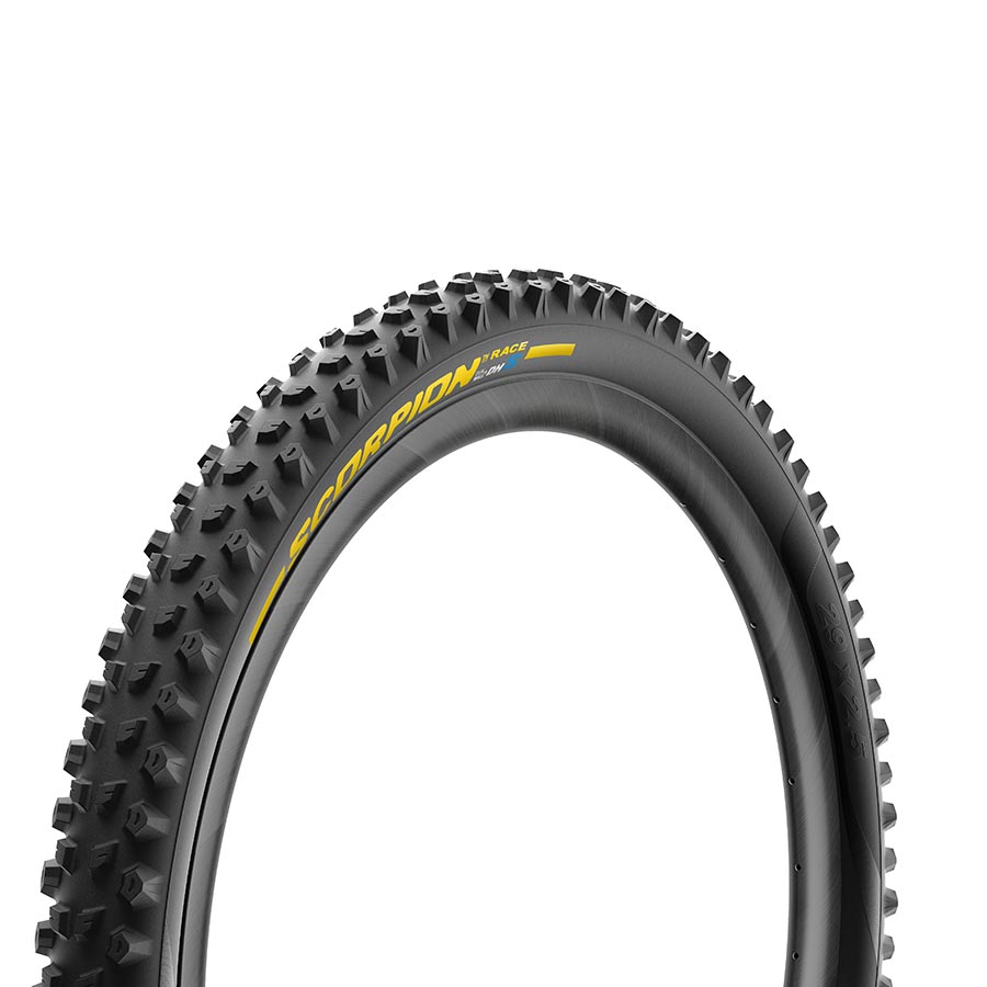 Pirelli, Scorpion Race DH S, Mountain Tire, 29"x2.50, Folding, Tubeless Ready, SmartEVO DH, DualWALL, 60TPI, Black