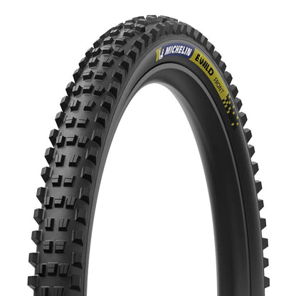 Michelin, E-WILD RACING LINE Front, Mountain Tire, 29"x2.40, Folding, Tubeless Ready, MAGI-X, Black
