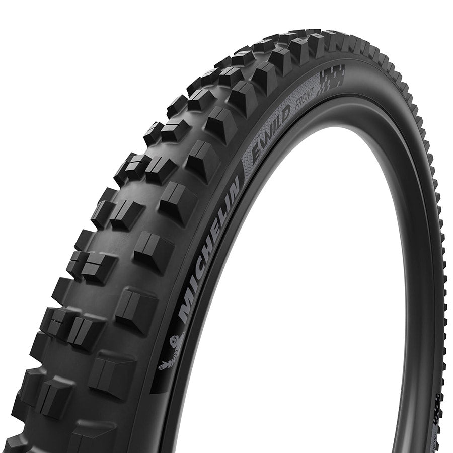 Michelin, E-WILD RACING LINE Front, Mountain Tire, 29"x2.60, Folding, Tubeless Ready, MAGI-X, 4x55, Black