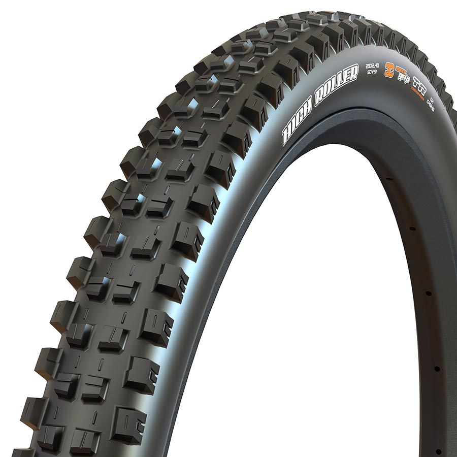 Maxxis, High Roller III, Mountain Tire, 29"x2.40, Folding, Tubeless Ready, 3C Maxx Grip, EXO+, 60TPI, Black