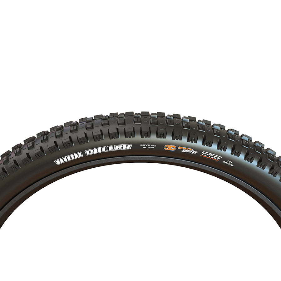 Maxxis, High Roller III, Mountain Tire, 27.5"x2.40, Folding, Tubeless Ready, 3C Maxx Grip, DH, 120x2TPI, Black