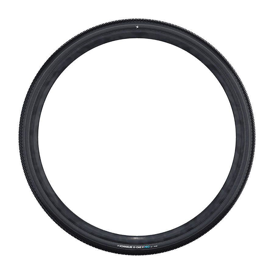 Schwalbe, G-One R Pro, Gravel Tire, 28x1.50, Folding, Tubeless Ready, Addix Race, V-Guard, 67TPI, Black