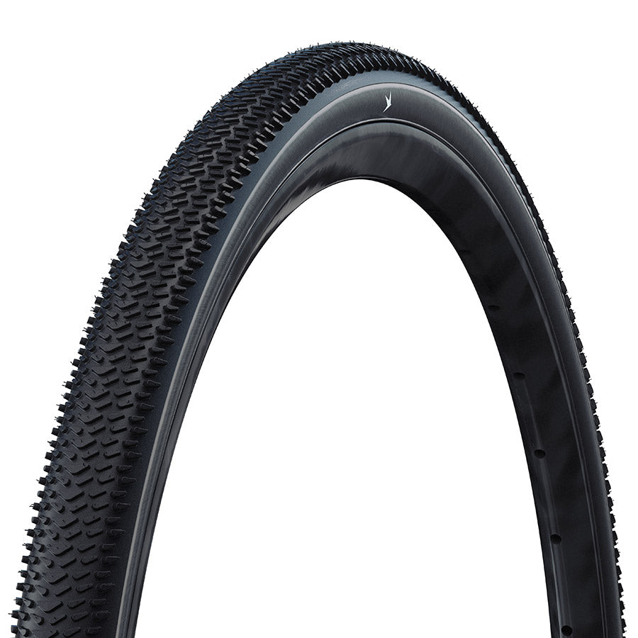 Schwalbe, G-One R Pro, Gravel Tire, 28x1.70, Folding, Tubeless Ready, Addix Race, V-Guard, 67TPI, Black