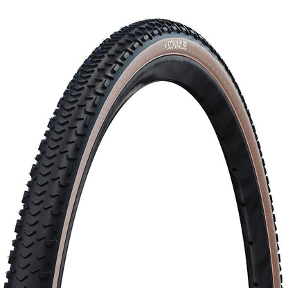 Schwalbe, G-One RX Pro, Gravel Tire, 28x1.70, Folding, Tubeless Ready, V-Guard, Transparent Sidewall