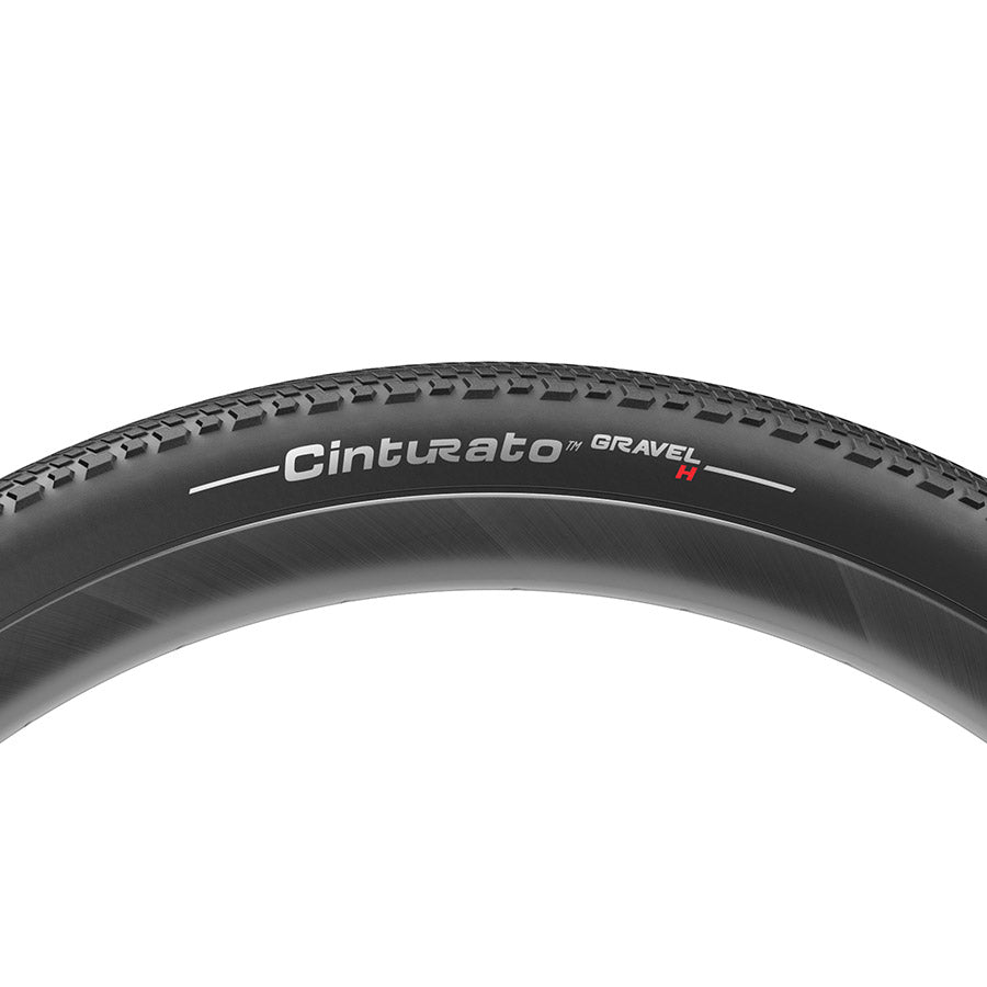 Pirelli, Cinturato Gravel H HP-Line, Gravel Tire, 700x45C, Folding, Tubeless Ready, SmartEVO GR, ProWALL Gravel, 120TPI, Black