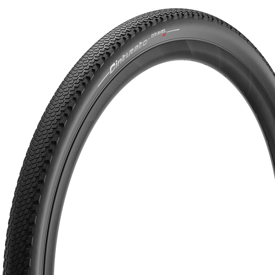 Pirelli, Cinturato Gravel H HP-Line, Gravel Tire, 700x50C, Folding, Tubeless Ready, SmartEVO GR, ProWALL Gravel, 120TPI, Black