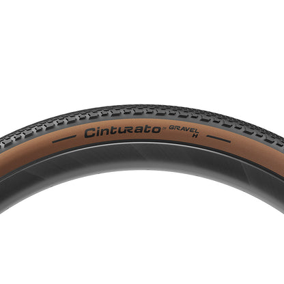 Pirelli, Cinturato Gravel H HP-Line, Gravel Tire, 700x40C, Folding, Tubeless Ready, SmartEVO GR, ProWALL Gravel, 120TPI, Tanwall