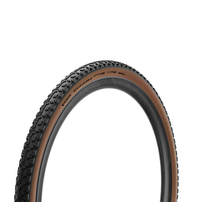 Pirelli, Cinturato Gravel M HP-Line, Gravel Tire, 700x45C, Folding, Tubeless Ready, SmartEVO GR, ProWALL Gravel, 120TPI, Tanwall