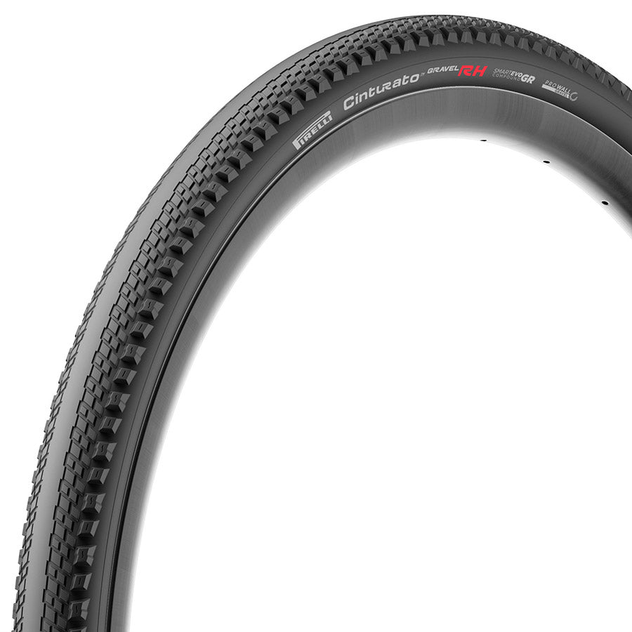 Pirelli, Cinturato Gravel RH HP-Line, Gravel Tire, 700x45C, Folding, Tubeless Ready, SmartEVO GR, ProWALL Gravel, 120TPI, Black