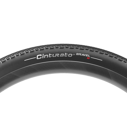 Pirelli, Cinturato Gravel H P-Line, Gravel Tire, 700x45C, Folding, Tubeless Ready, SpeedGrip, TechWALL, 60TPI, Black