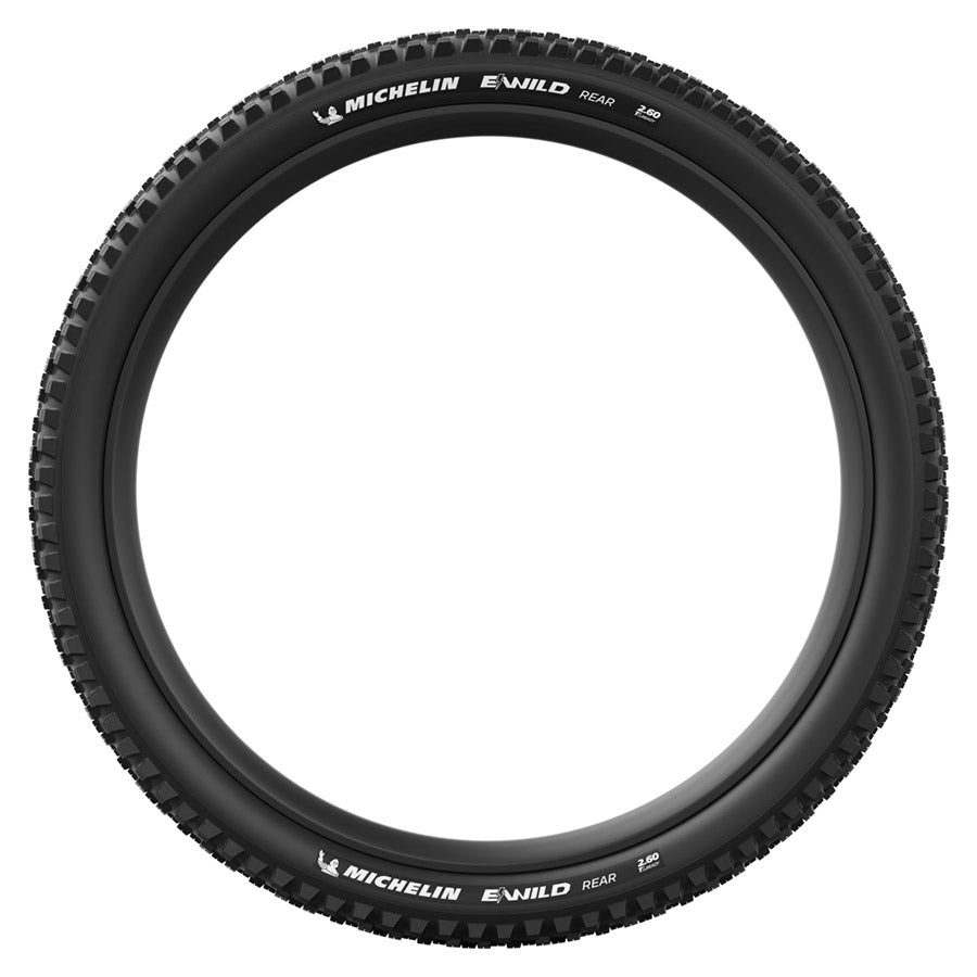 Michelin, E-WILD PERFORMANCE LINE Rear, Mountain Tire, 27.5x2.80, Folding, Tubeless Ready, MAGI-X, GUM-X, 2x33, Black