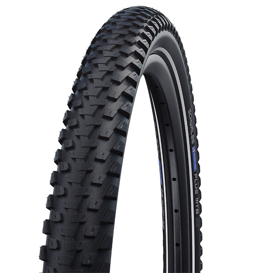 Schwalbe, Marathon Plus MTB, Hybrid Tire, 29"x2.25, Wire, Clincher, Addix, SmartGuard, TwinSkin, Reflex, 67TPI, Black