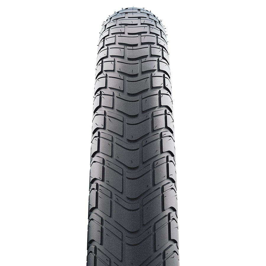 Schwalbe, Motion Big Apple, Hybrid Tire, 26''x2.00, Wire, Clincher, Addix Green, RaceGuard, Reflex, 67TPI, Black