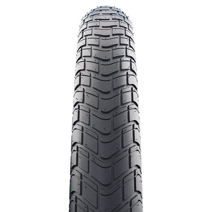 Schwalbe, Motion Big Apple, Hybrid Tire, 27.5''x2.35, Wire, Clincher, Addix Green, RaceGuard, Reflex, 67TPI, Black