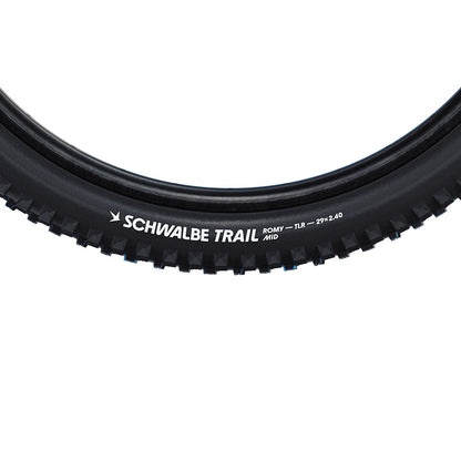 Schwalbe, Romy Trail, Mountain Tire, 29"x2.40, Folding, Tubeless Ready, Mid, TLR, 2x67TPI, Black