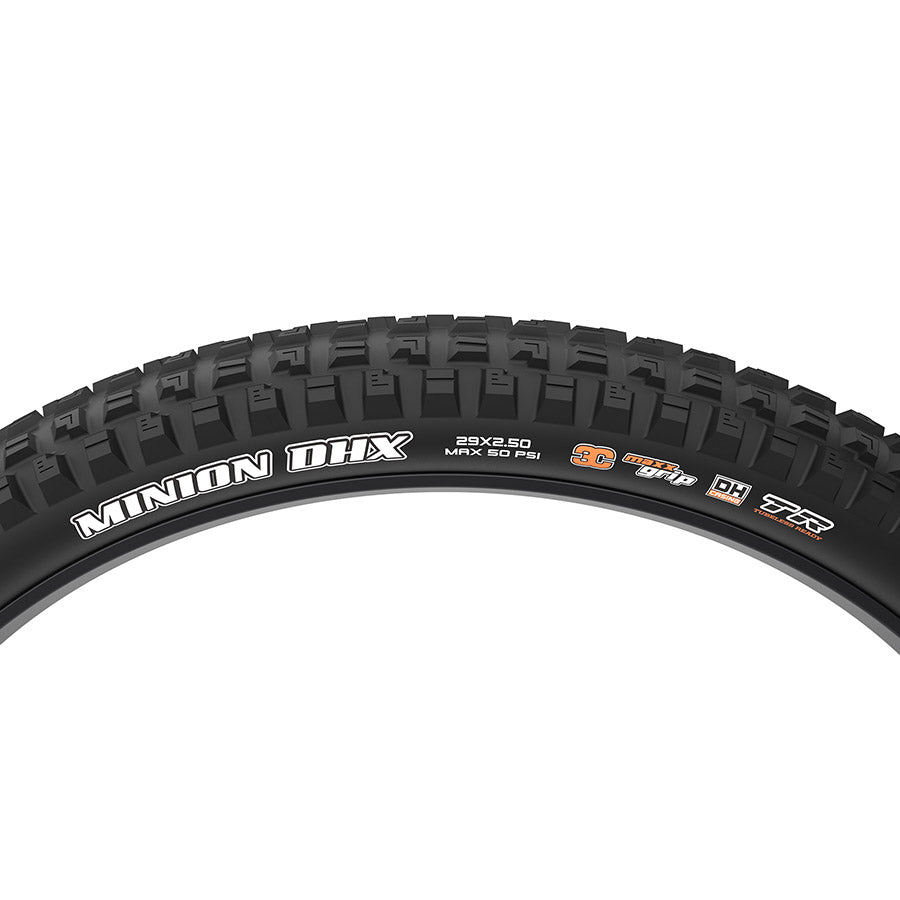 Maxxis, Minion DHX, Mountain Tire, 29"x2.50, Folding, Tubeless Ready, MaxxTerra, EXO+, Black