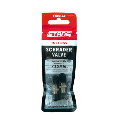 Stans No Tubes, Tubeless Valves, Schrader, 32mm, Pair