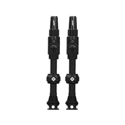 Muc-Off, Big Bore Lite Large, Tubeless Valve, Presta, 45mm, Black, Pair