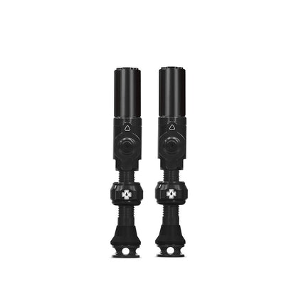 Muc-Off, Big Bore Hybrid Medium, Tubeless Valve, Hybrid, 35mm, Black, Pair