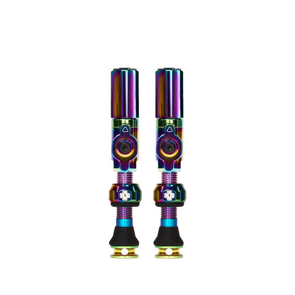 Muc-Off, Big Bore Hybrid Medium, Tubeless Valve, Hybrid, 35mm, Iridescent, Pair