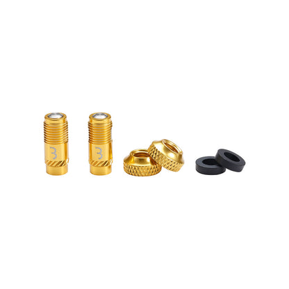 BBB Cycling, BTI-165 CoreCap, Tubeless Valve, Gold, Pair