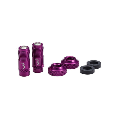 BBB Cycling, BTI-165 CoreCap, Tubeless Valve, Purple, Pair