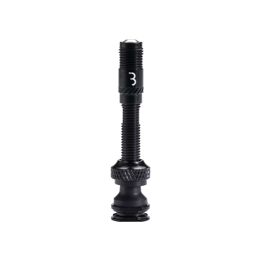 BBB Cycling, BTI-166 Valve CoreCap, Tubeless Valve, 40mm, Black, Pair