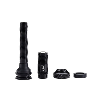BBB Cycling, BTI-166 Valve CoreCap, Tubeless Valve, 40mm, Black, Pair