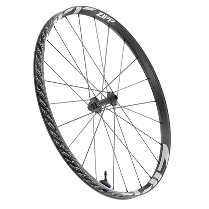 Zipp, 1ZERO HITOP SW, Wheel, Front, 29'' / 622, Holes: 24, 15mm TA, 110mm Boost, Disc Center Lock, Blue