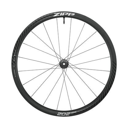 Zipp, 202 NSW A1, Wheel, Front, 700C / 622, Holes: 20, 12mm TA, 100mm, Disc Center Lock