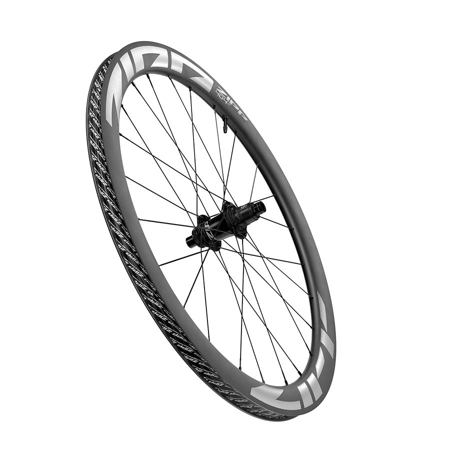 Zipp, 404 S A1, Wheel, Rear, 700C / 622, Holes: 20, 12mm TA, 142mm, Disc Center Lock, Shimano HG 11, White Graphic A1