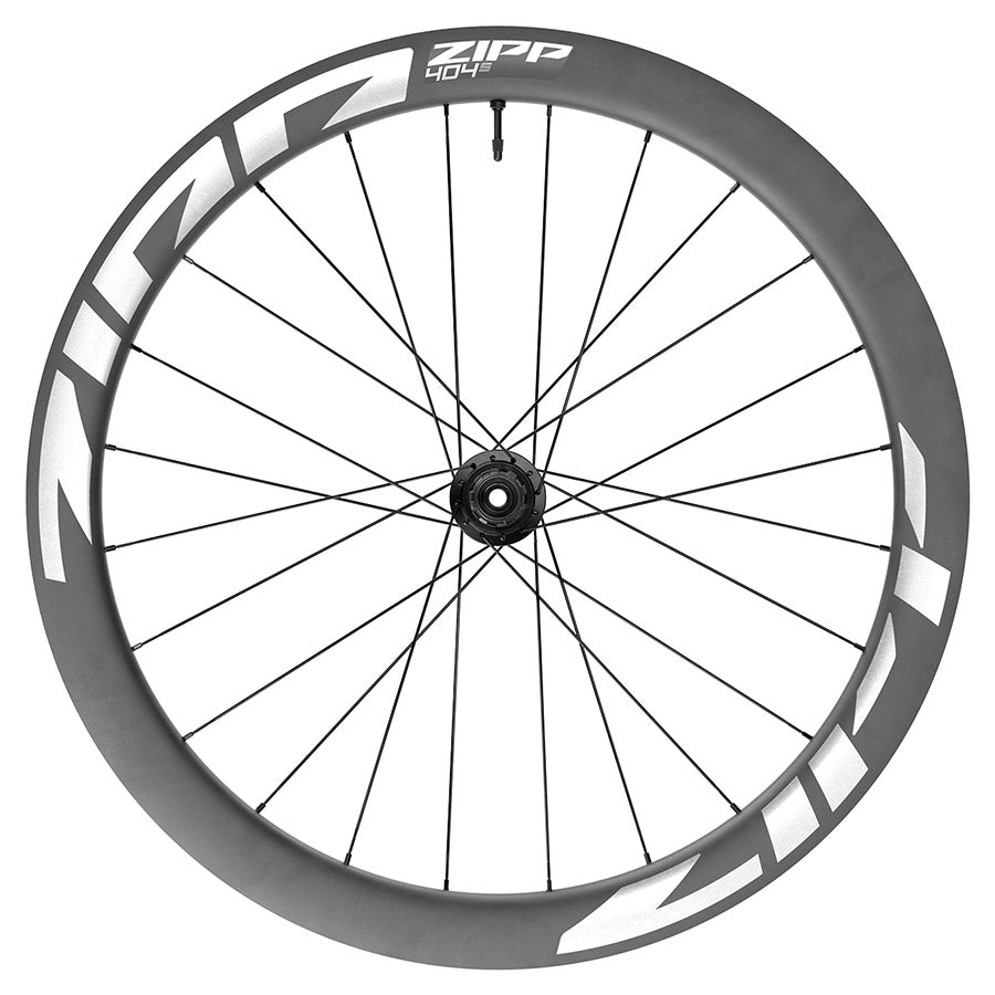 Zipp, 404 S A1, Wheel, Rear, 700C / 622, Holes: 20, 12mm TA, 142mm, Disc Center Lock, Shimano HG 11, White Graphic A1