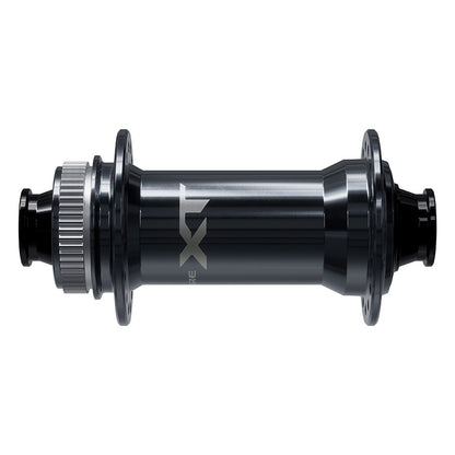 Shimano, Deore XT HB-M8210-B, Disc Hub, Front, 28H, 15mm TA, 110mm, Black, EHBM8210BCX