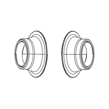 Zipp, 77/177 Conversion Caps, 77 Disc Front 100/15mm TA