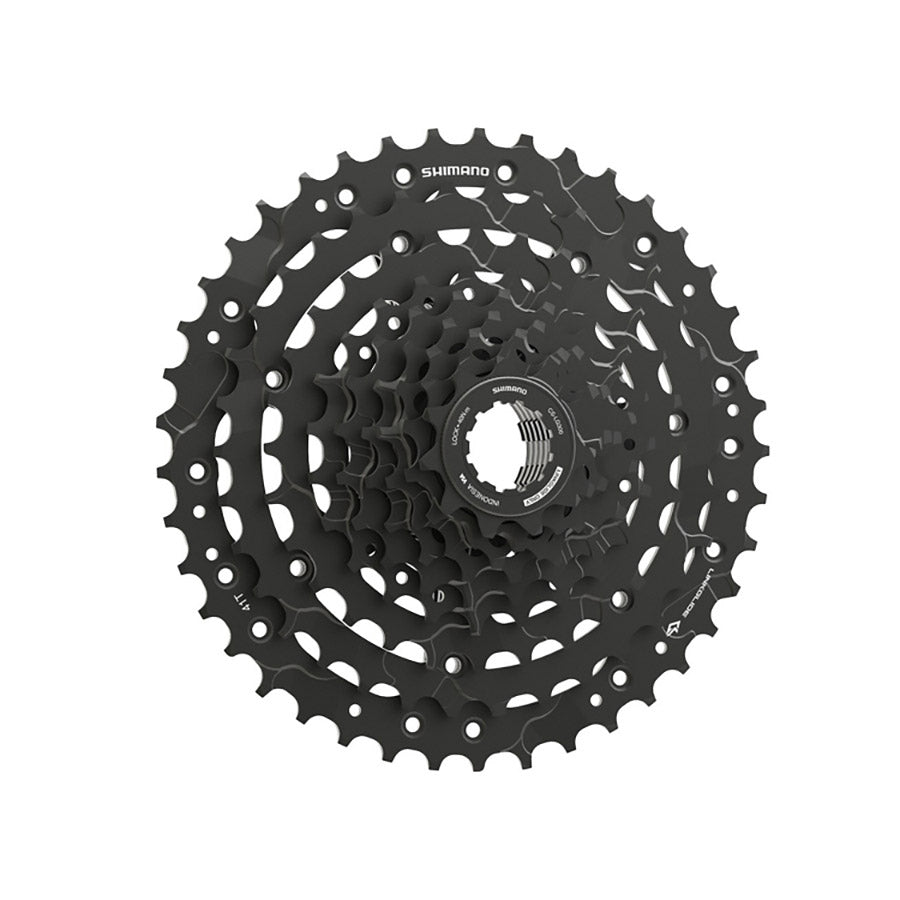 Shimano, CS-LG300-9, Cassette, Phosphate coated, Speed: 9, 11-41T, HG 9-10sp, ECSLG3009141
