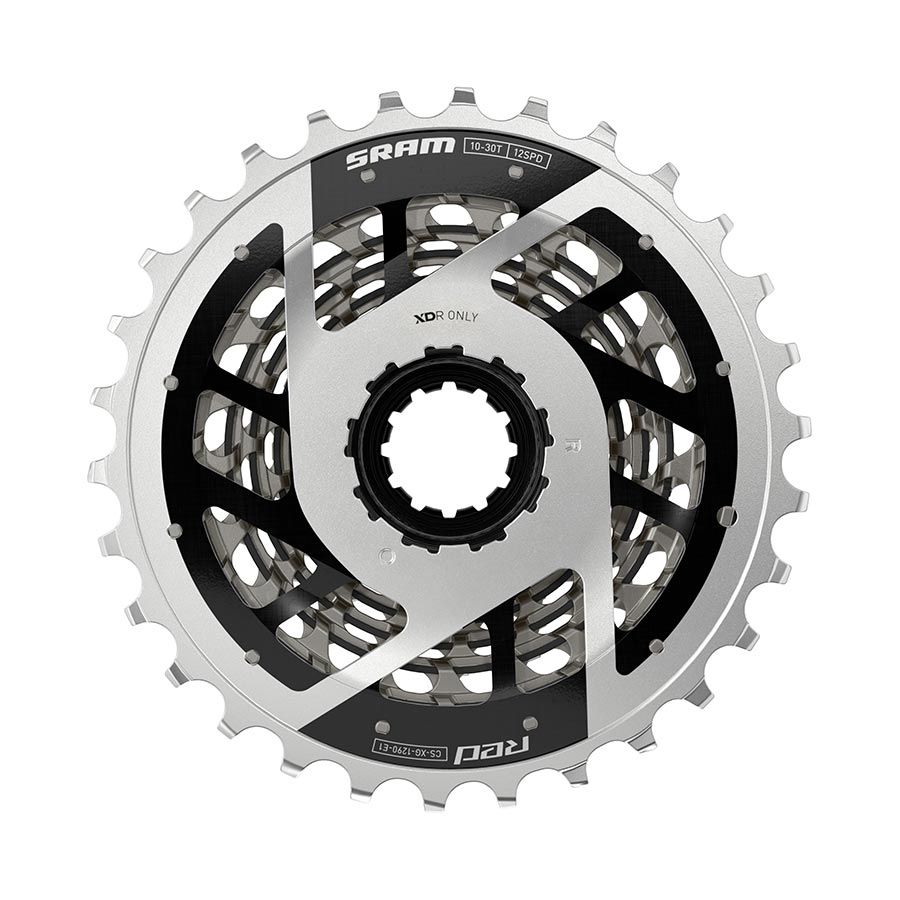 SRAM, XG-1290 E1, Cassette, Silver, Speed: 12, 10-30T, XD-R