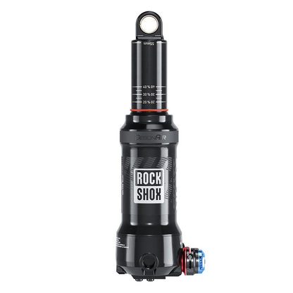 RockShox, Deluxe Nude RLC3, Rear shock, 185x55, Shaft Eyelet: Trunnion, Body Eyelet: Standard, MReb/MComp, 430lb Lockout Force, Scott Genius 2018+
