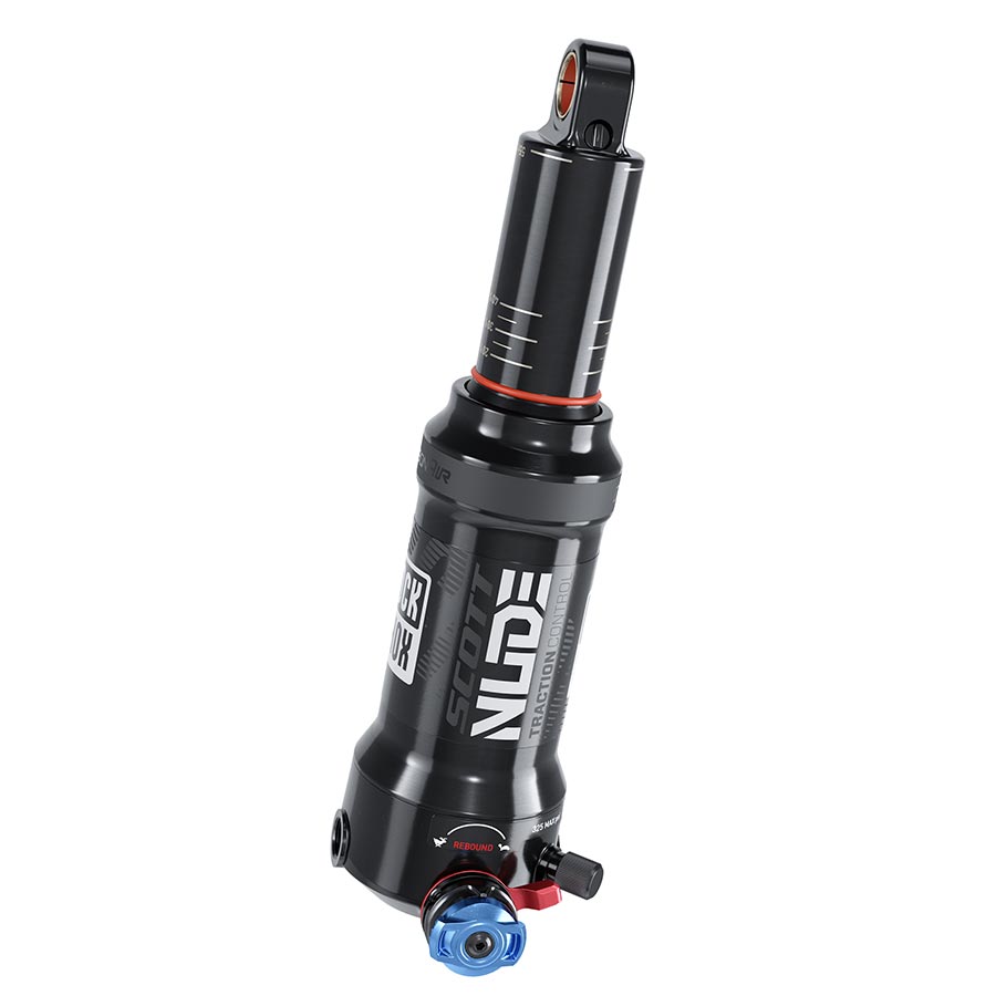RockShox, Deluxe Nude RLC3, Rear shock, 205x65, Shaft Eyelet: Trunnion, Body Eyelet: Standard, MReb/MComp, 430lb Lockout Force, Scott Ransom 2019+